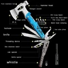 Outdoor camping survival chopping wood combination tool multifunctional vehicle mounted hammer pliers chopping wood tactical axe 2