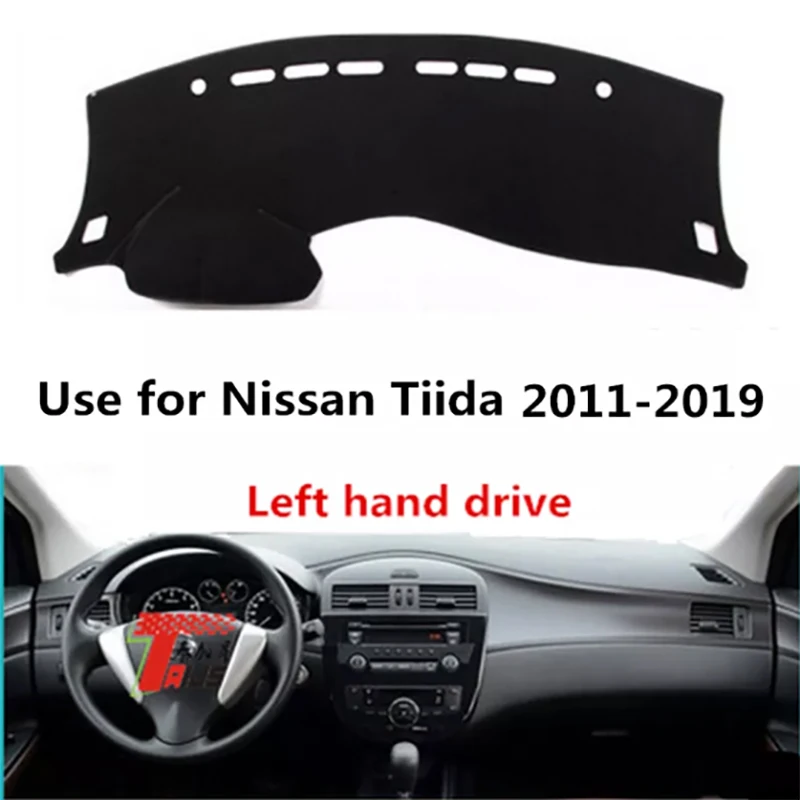 

TAIJS factory high quality Flannel dashboard cover for Nissan Tiida 2011-2019 Left- hand drive