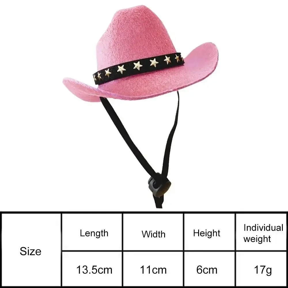 Adjustable Pet Cowboy Hat 4