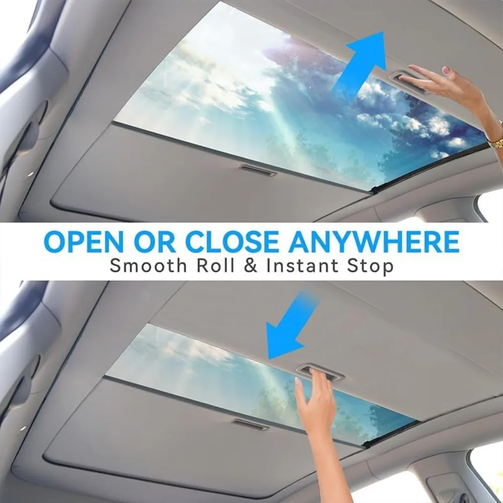 2024年アップグレード版ルーフサンシェード TeslaモデルYアクセサリー