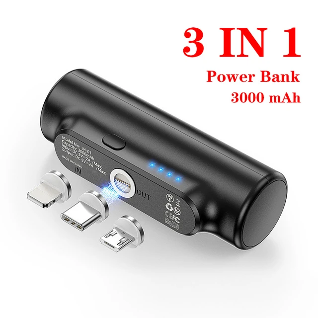 Mini Power Bank 3000mAh Power Bank QC PD Fast Charging For xiaomi iPhone 14  13 12 Battery Externe Portable Charger For Samsung - AliExpress