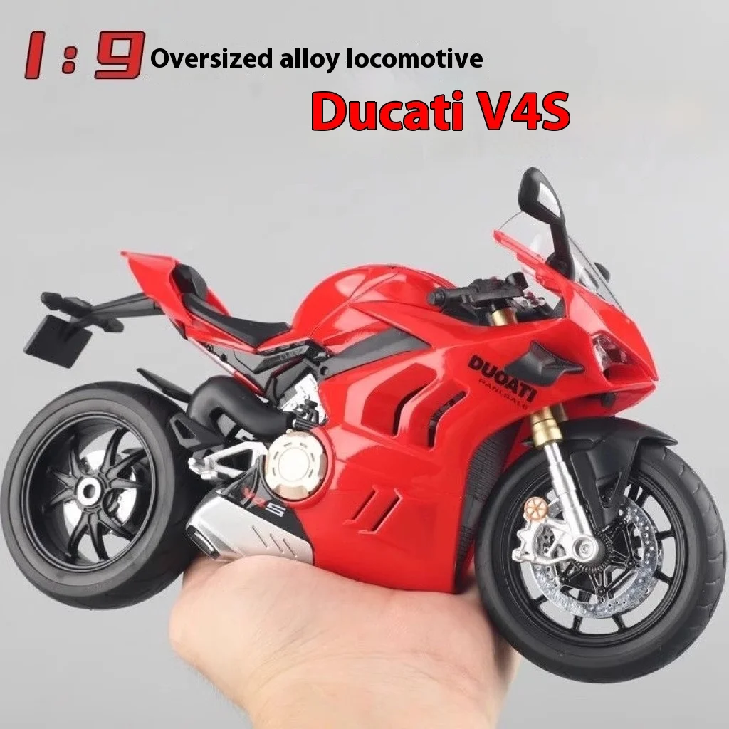 1/9スケールDucatis PanigaleV4Sダイキャストバイクフィギュア 1:9 Scale Model For Ducati Panigale V4S Racing Motorcycle