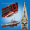 2081pcs Military WW2 Bismarck Battleship Large Boat Cruiser Model Weapon Building Blocks MOC Warship Set Toys for Children Gifts 3