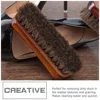 Small Wood Bristle Horse Hair Brush For Shoes Cleaner Laundry Clothes Household Merchandises Home Garden Tools Accessories Shoe 2