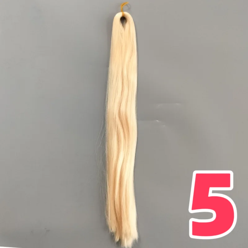 Bjd-Puppe, 80 cm, Haar, rohe Synthese, Milchseide, Anti-Mohair-Perücke, gefälschter Handhaken, Transplantationsmaterial, weiche Puppenperücken – Detail 12