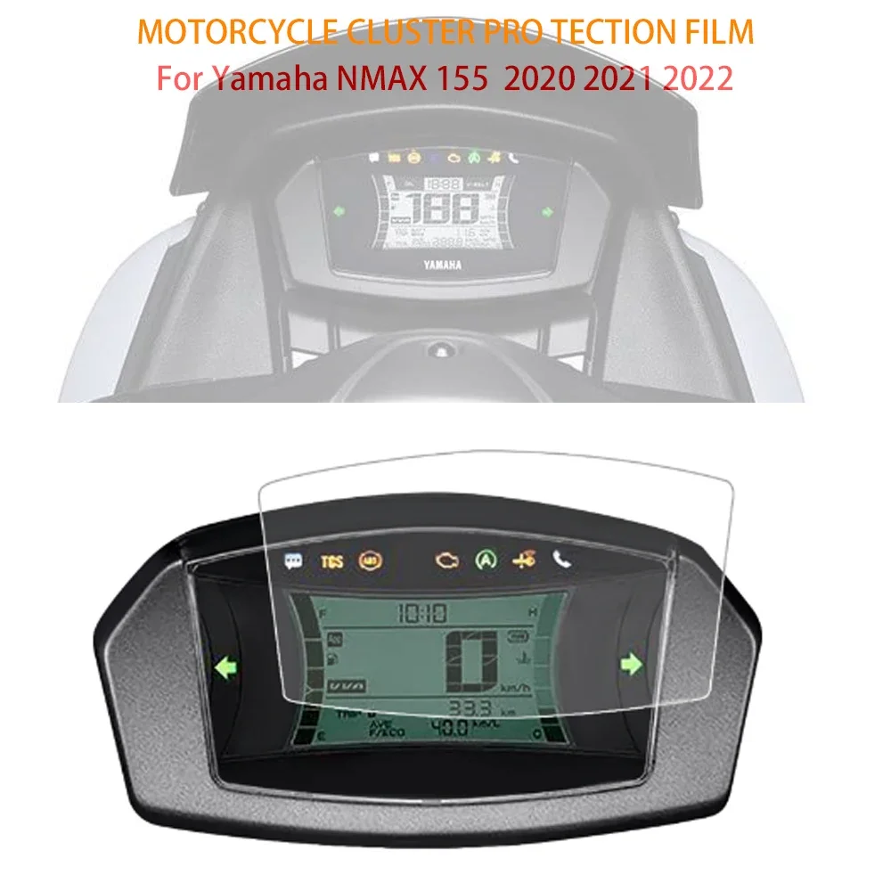 Motorcycle Instrument Dashboard Cluster Scratch Protection Film Screen Protector For Yamaha N-MAX NMAX 155 NMAX155 2020 - 2022 12 3 latest digital dashboard cluster cockpit lcd instrument panel display speed meter for volkswagen golf 7 7 5 2013 2020