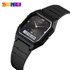SKMEI 1604 Luxury Quartz Watches for Men Women Simple Waterproof Dual Time Countdown Lady Wristwatches Clock Relogio Masculino 1