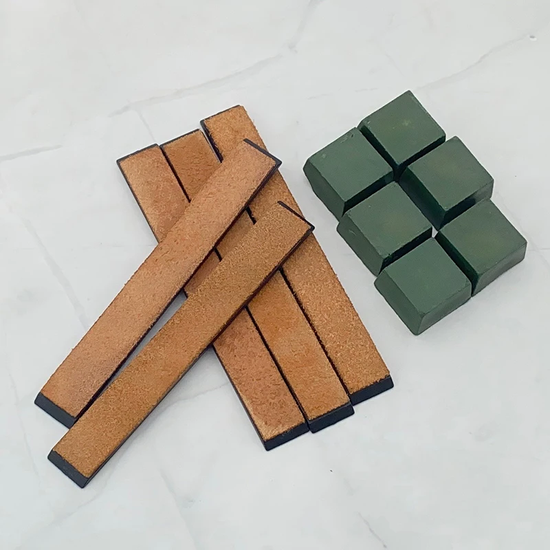 Leather knife sharpener grinding machine Honing Strop Compound Grinding Knife Paste Sharpening wax Sharpened leather polishing knife sharpener