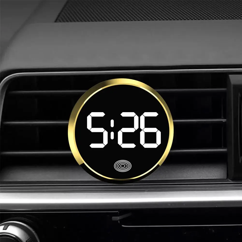 Clock for Car Vehicle car clock Touch Type Luminous ABS Accessories