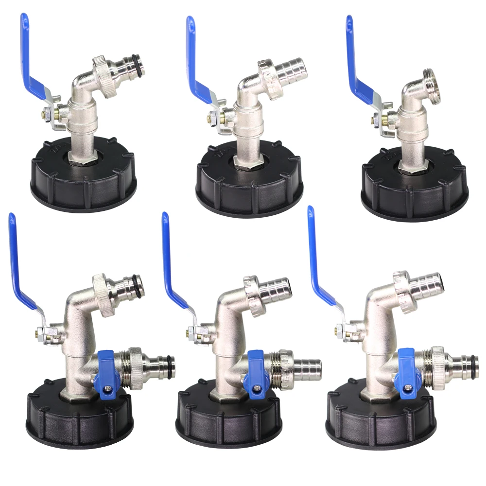 Acquista Adattatore per serbatoio IBC, adattatore, connettore, rubinetto, tubo, tappo, acqua, Bowser, misura standard in Italia a partire da 11