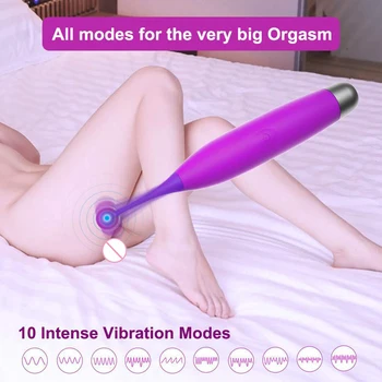 3 In 1 Clit Vibrator G-spot Clitoris Stimulator Sex Toys Nipple Massager Sticks 10 Speed For Women 18 Adult Orgasm Masturbation 3