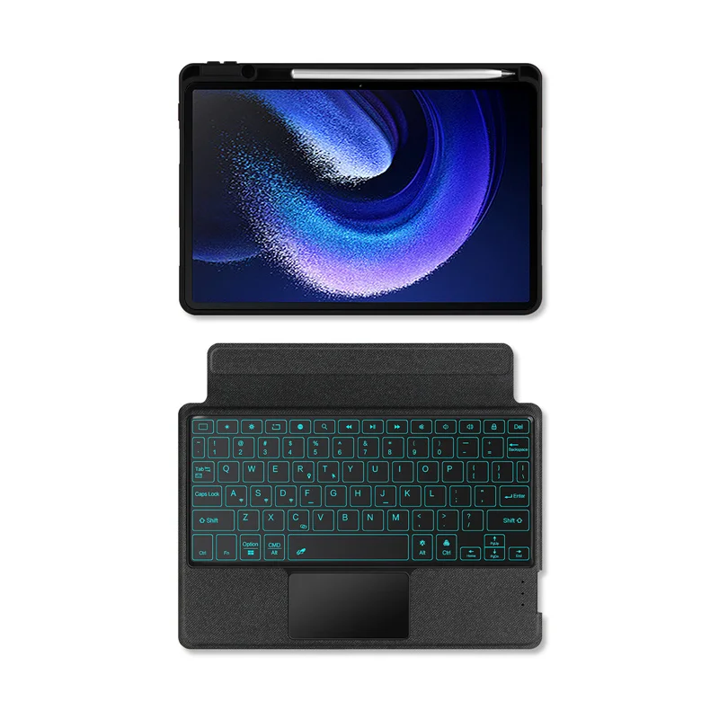 YHFZR Teclado Funda para Xiaomi Pad 6/6 Pro 11 Pulgadas - QWERTY Slim  Teclado Wireless Keyboard Case con Magnético Desmontable Inalámbrico  Bluetooth