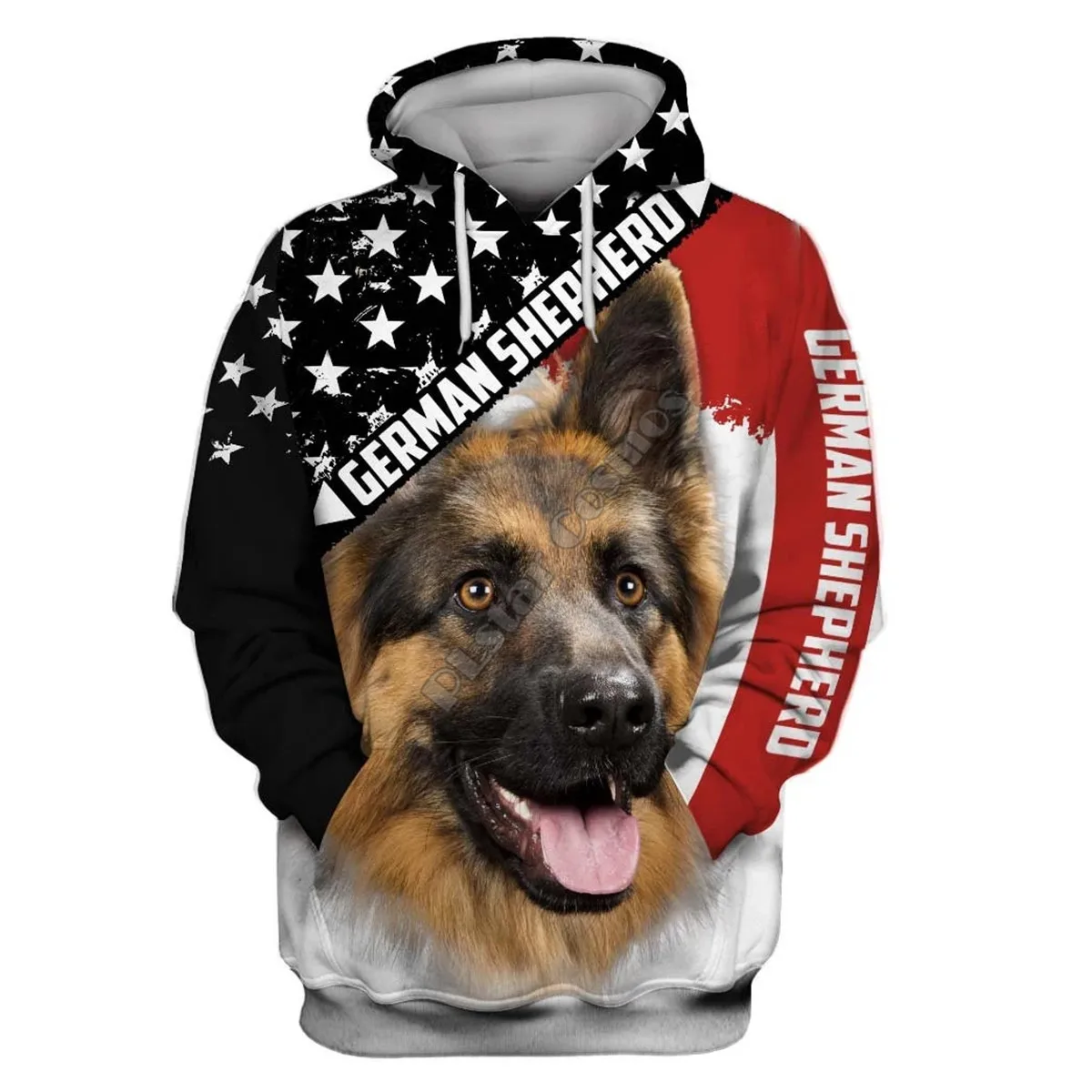 Love Dog German Shepherd 3D Printed Hoodies zipper hoodies women For men Pullover 05