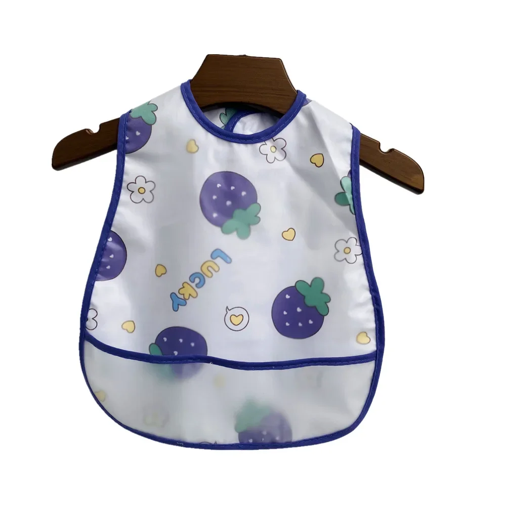 Baby Cute Cartoon Animal Waterproof Feeding Bibs with Adjustable Pocket for Children Boys Girls Apron Kids Burp Cloths Stuff
