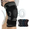 60131-d90827.jpg 1PCS Compression Knee Sleeve Silicone Protection Support for Knee Pain Sport Pads Running Gym Arthritis Knee Relief Bandage Pads