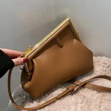 

Vintage Bucket bag Armpit bag 2022 New PU Leather Women's Designer Handbag Luxury brand Shoulder Messenger Bag Mini Purses