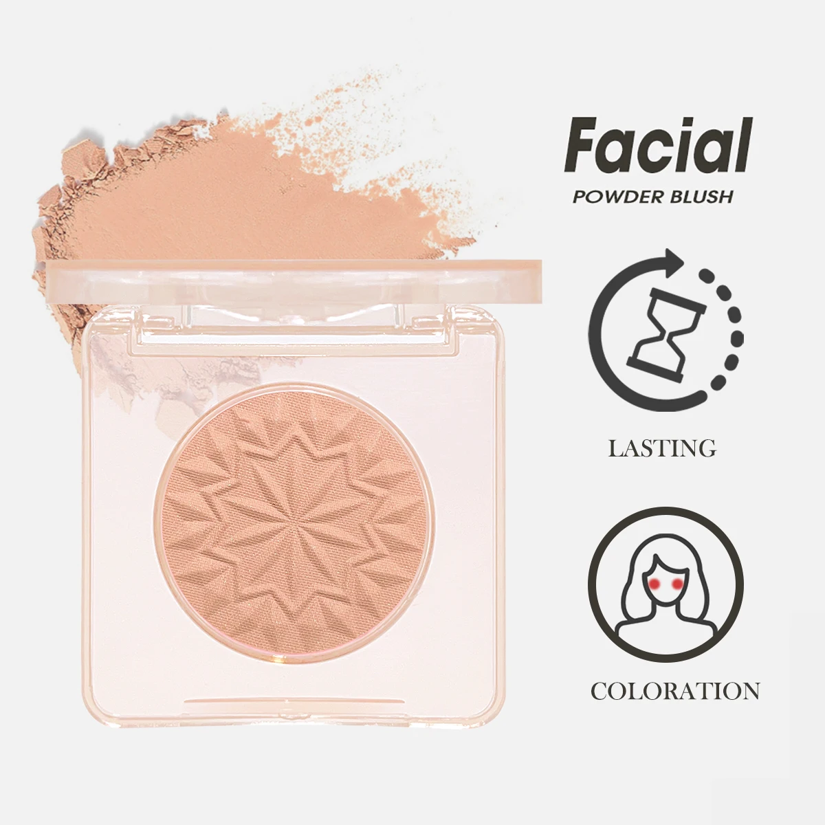 Rose Pink Matte Blush — Radiant Glow, Easy Blend, Long-Lasting Waterproof Formula