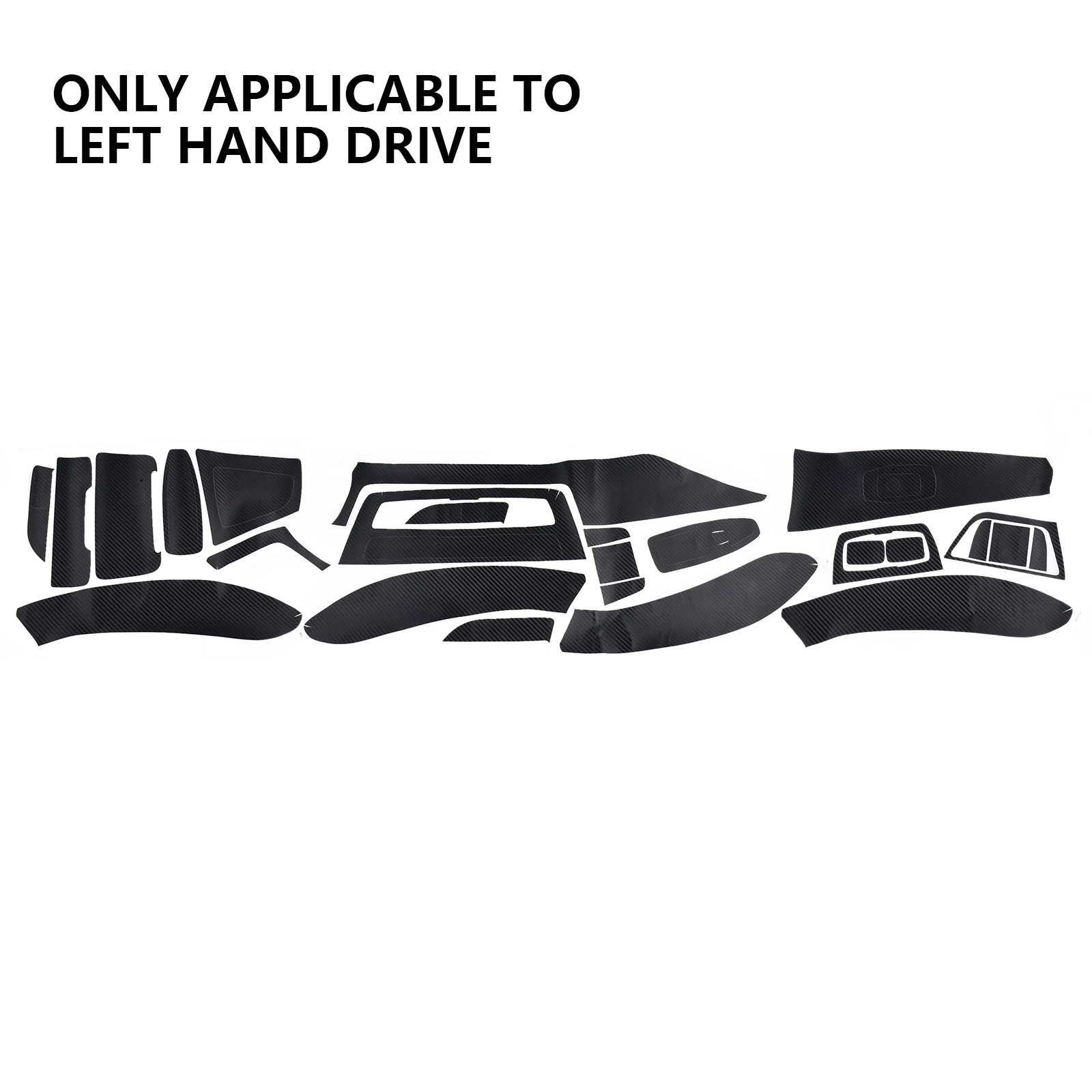 

Elevate Your Interior Aesthetics with 3D Matte Black Carbon Fiber Decal Trim Sticker for BMW 3 Series F30 F31!