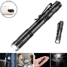 

1PC Mini Portable LED Flashlight Pen Light 1 Switch Mode Daily Waterproof Led Flashlight for The Dentist and Camping Hiking Out