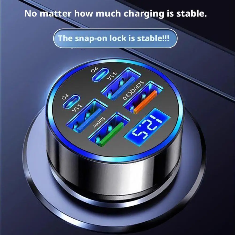 High-Power USB Car Charger with Quick Charge Technology