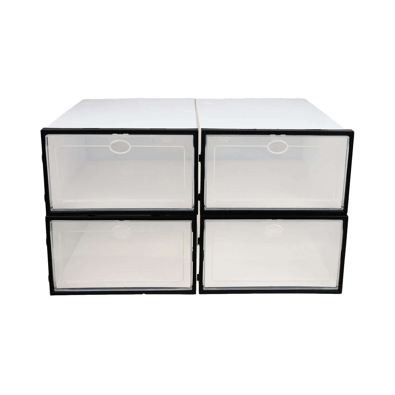 

4 Pcs Shoe Box Waterproof Storage Container Shoes Drawer Simple Case Home Plastic Dustproof