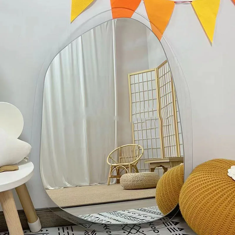 

quality art wall mirror irregular bathroom abstractmultifunct shower mirror asymmetrical japanesedeco chambrefurniture items
