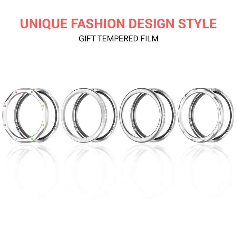 Enhanced Metal Bezel Case Strap Film