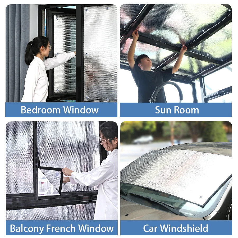 Blackout Window Film with UV Protection and Insulation
