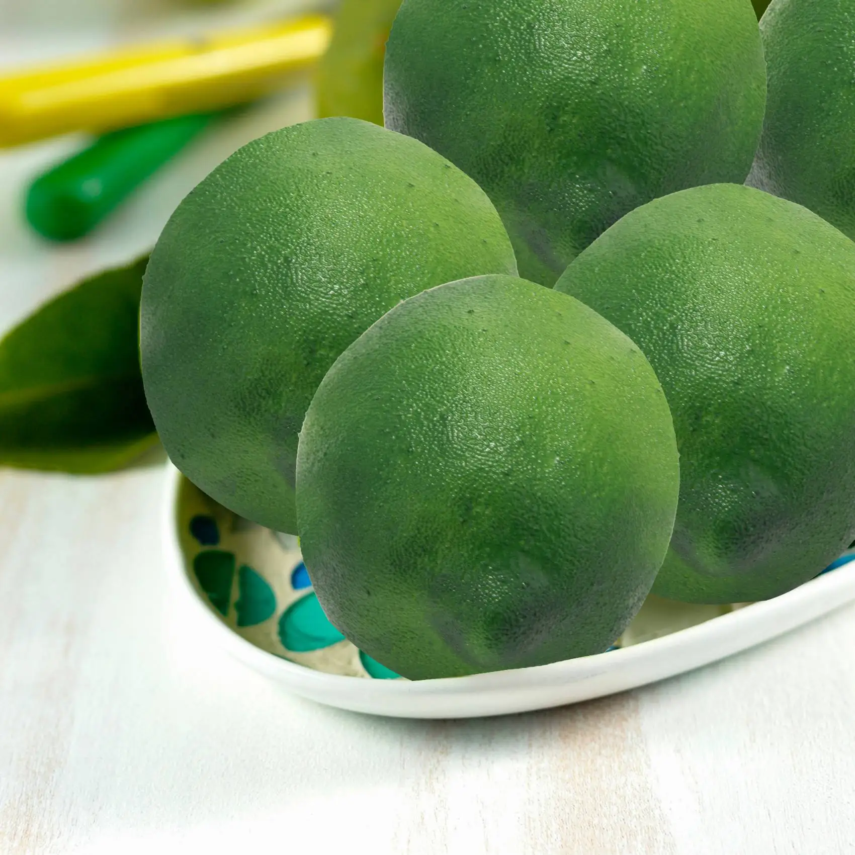 6 x Realistic Lifelike Artificial Plastic Lemon Fruit Food Fake Home Decor