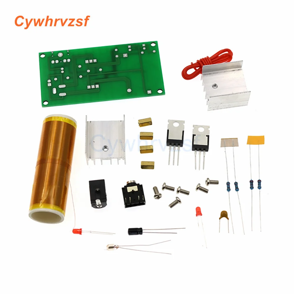 미니 테슬라 코일 플라즈마 스피커 키트, 음악 무선 전송 보드 모듈, DIY용 DC 15-24V, 15W 