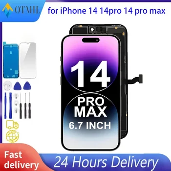 Display Incell per iPhone 14 14Pro, Schermo LCD di Ricambio per iPhone 14 Pro Max 14Plus, Display Touch Screen 3D + Strumenti
