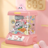 Automatic Mini Vending Machines USB Charging Claw Catch Toy Machines with Music & Light Strong Grip Kids Birthday Gifts 2