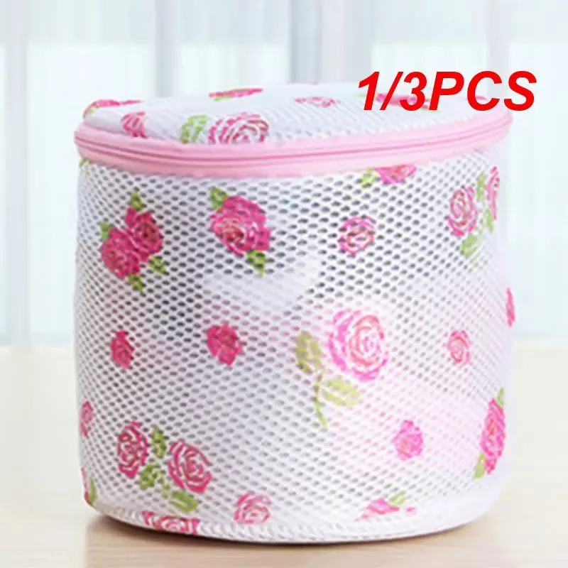 1/3PCS Home Lingerie Clothes Washing Convenient Underwear Bra Sock Laundry Washing Aid Net Mesh Zip Bag filter Wash Basket Bag