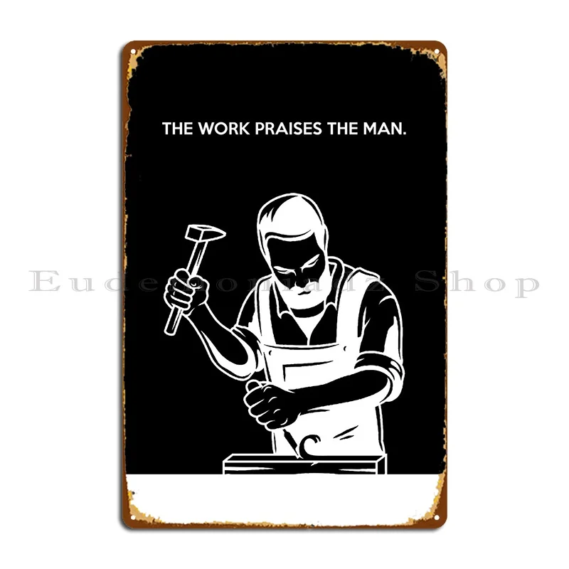 

Work Well Metal Sign Rusty Garage Cinema Printing Classic Tin Sign Poster