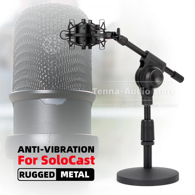 Tabletop Desk Spider Microphone Anti Vibration Shock Mount For HyperX