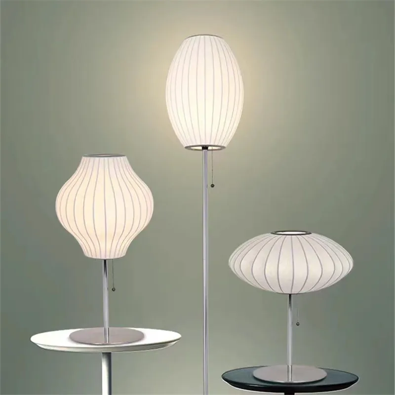 Nelson Wall Lamp japanese Silk swing wall lamp For Bedroom Home Bedside office lamp Hotel restaurant decoration reading light 4