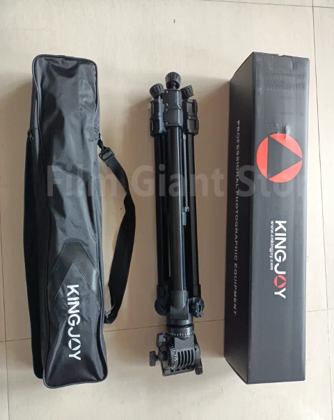 KINGJOY 비디오 카메라 스탠드용 VT-1500 삼각대, 모든 모델 전문 디지털 SLR DSLR 거치대 Stativ 모바일 유연한