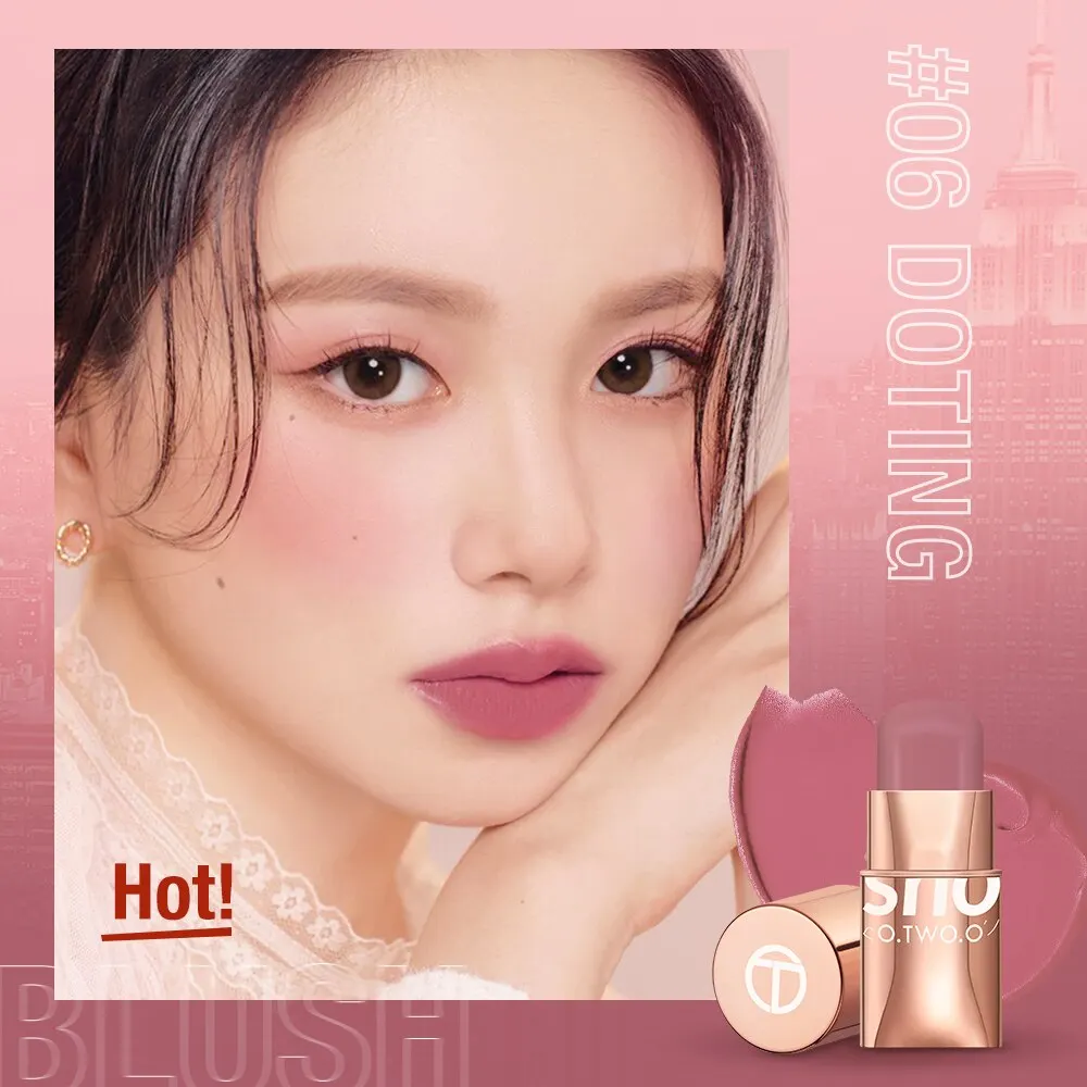 Blush Cream Cream Blusher Multifunction Lip Cheek And Eye Concealer Longlasting Moisturizing Natural Smooth