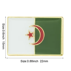 Algeria Flag Lapel Pin Badge Brooch (XY0744)