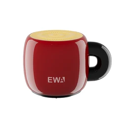 Elegant Cup - Shaped Bluetooth Speaker - Waterproof HiFi Sound Box, Portable (Red)