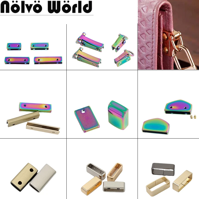 Metal Tail Clip Corner Screws Edge Protector Buckles For Bags Handbags Purse Chain Strap Hanger Decorstion Hardware Accessories