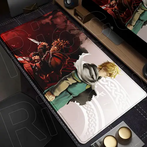 XXL Large Mousepad Vinland Saga 90x40CM Mouse Pad E-sports Gaming Keyboard Protector PC Accessories HD Computer carpet Desk Mat - Image 25