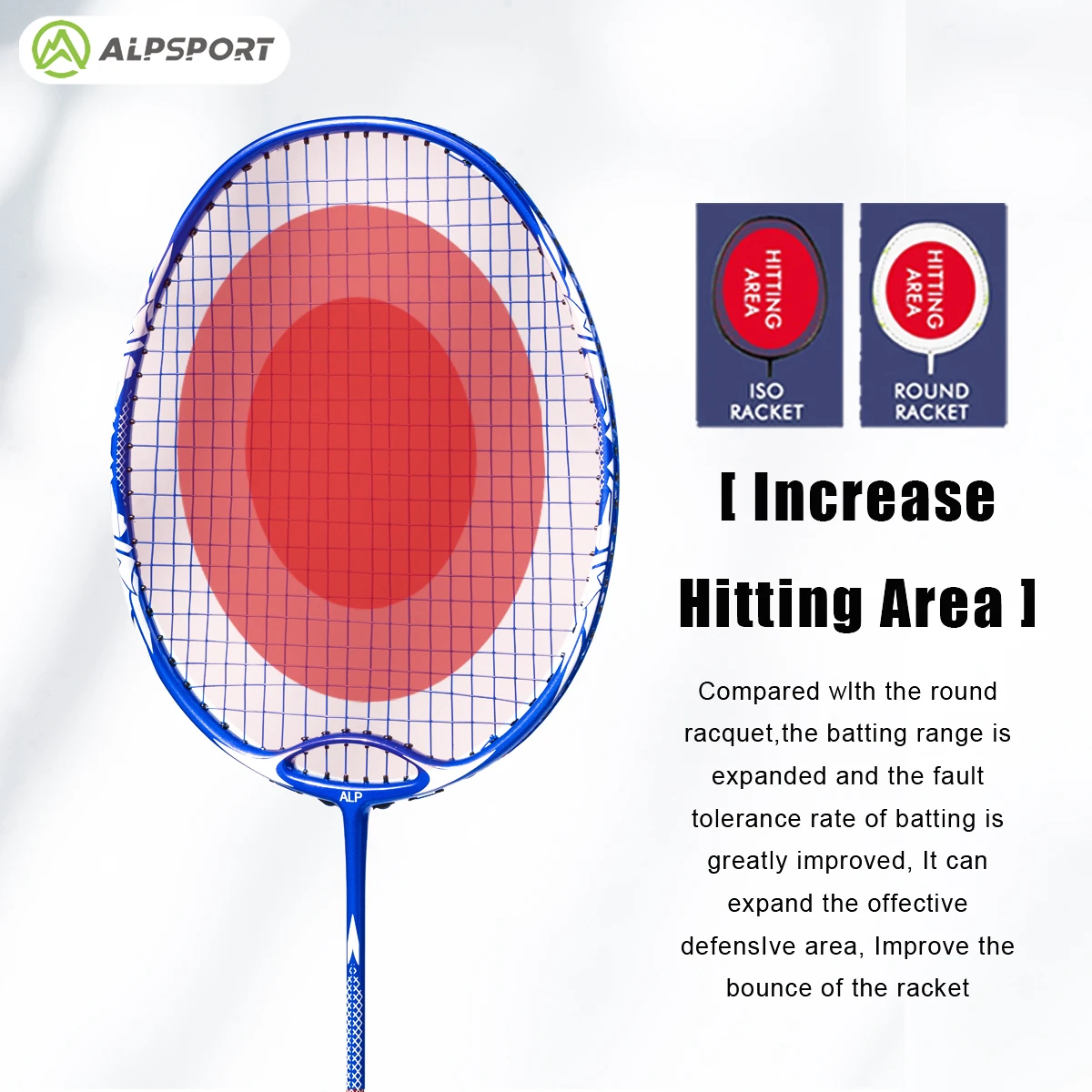 ALP ZY 4U Badminton Racket 46 Tcarbon fiber Up to 32 LBS