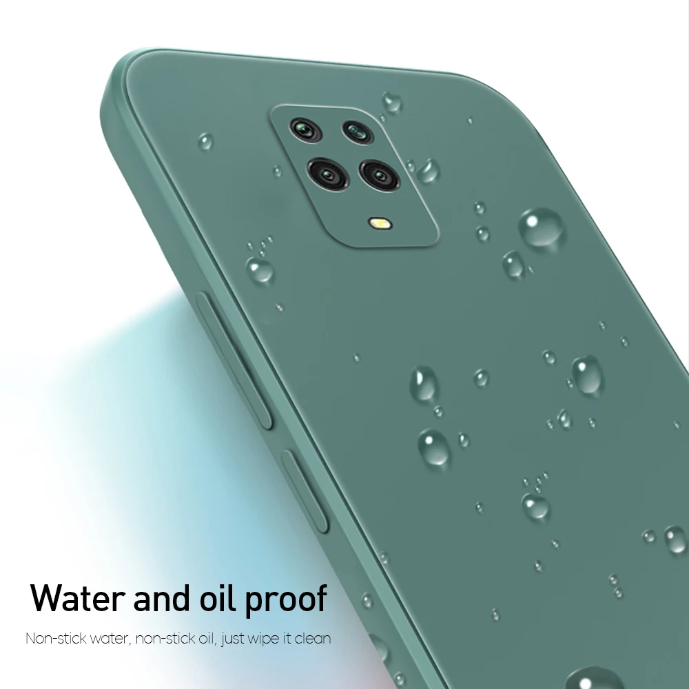 Phone Case Liquid Silicone Matte For Xiaomi Redmi Note 9 Pro Max 9S 9T Note9pro Camera Protective Thin Back