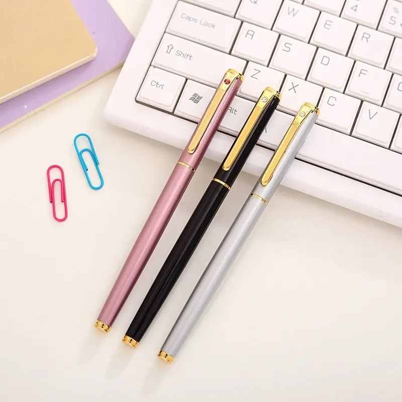 

1pcs Metal Fountain Pen School & Office Supplies Stationery Elegant Pens