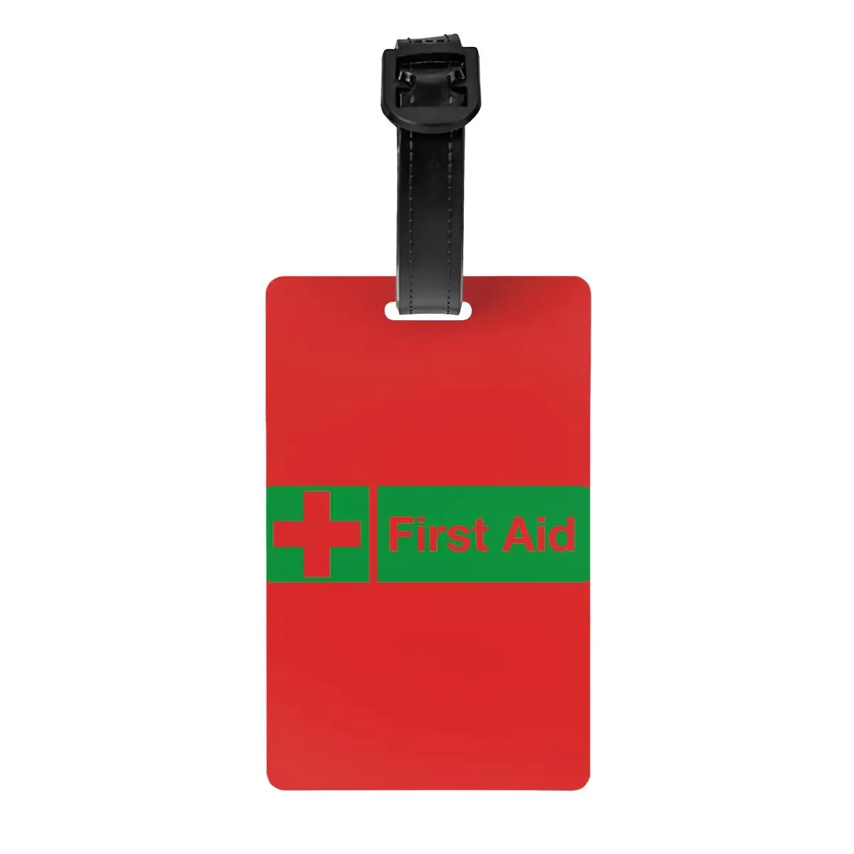 

First Aid Emergency Medicine Luggage Tag Custom Doctor Nurse Baggage Tags Privacy Cover ID Label