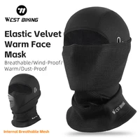 WEST BIKING Warm Cycling Headgear Winter Windproof Full Face Mask High Elastic Breathable Balaclava Hat Men Women Cycling Cap 1