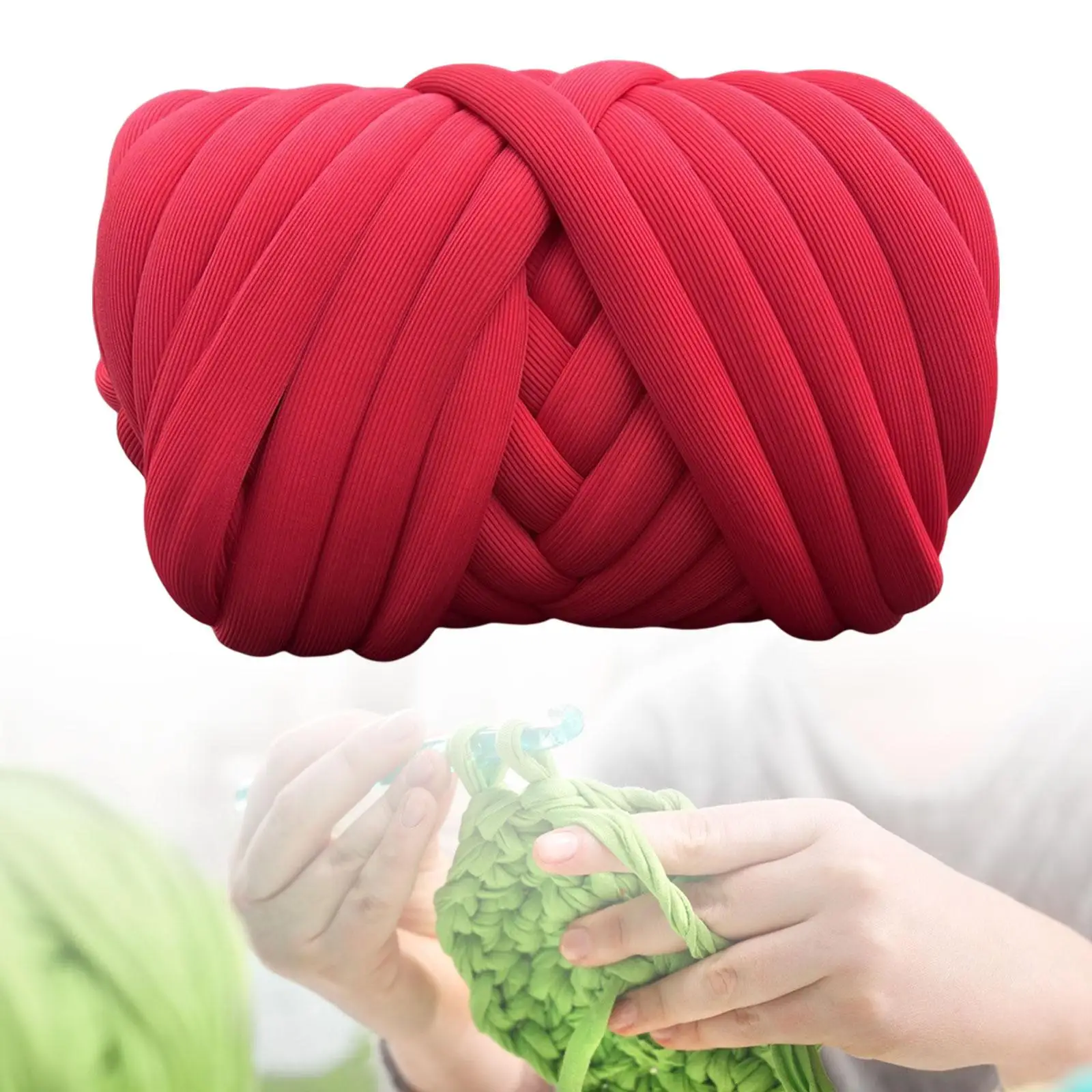 Chunky Yarn 500G Crocheting Bulky Chunky Yarn for Baskets Rug Making Throw 3