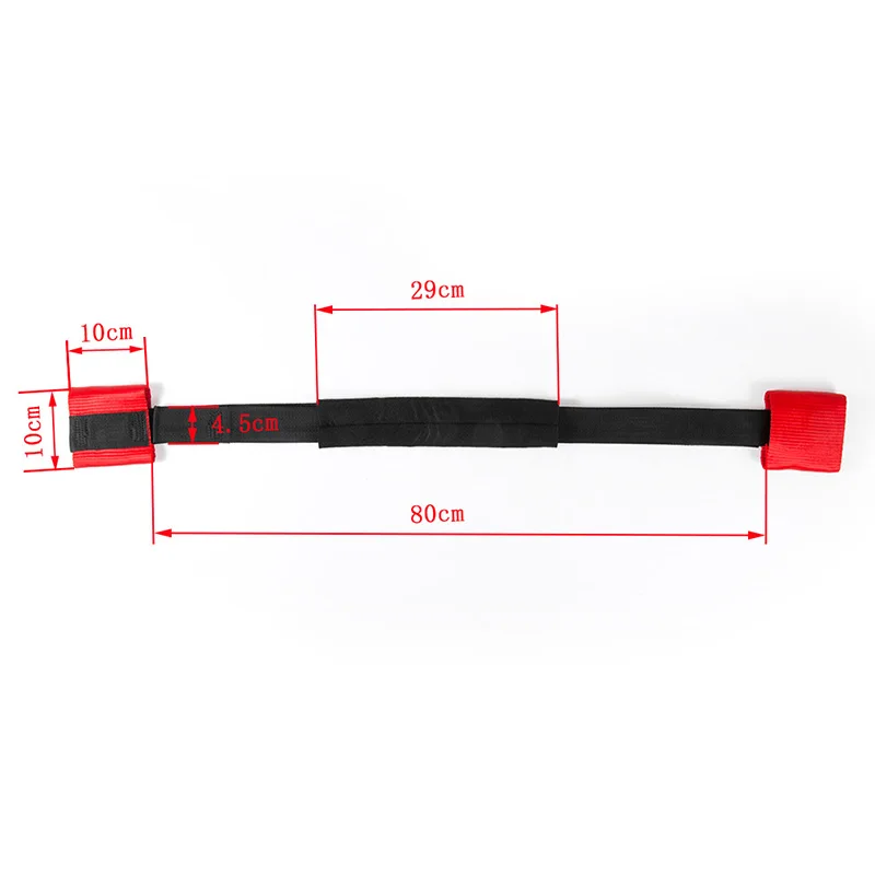 Universal Motorcycle Handlebar Transport Tie-Down Strap - Durable Nylon Webbing Accessory