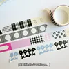 Ins Korean Cute Flower Decoration Adhesive Tape Handbook DIY Scrapbooking Journal Collage Material Stickers Gift 2